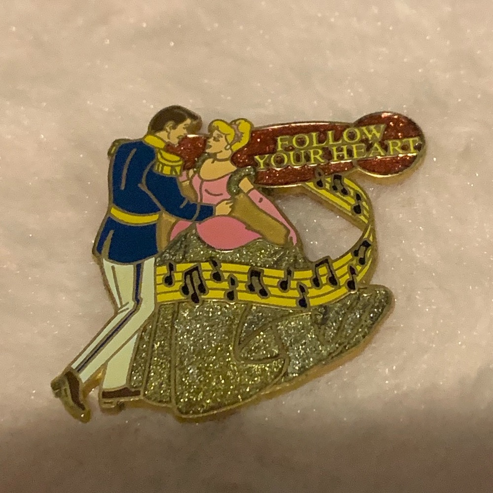 Cinderella and Prince Charming pin